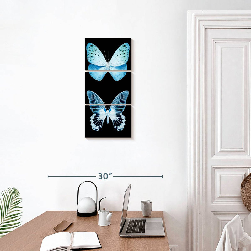 Miss Butterfly X-Ray - noir, H 27 po x l 12 po