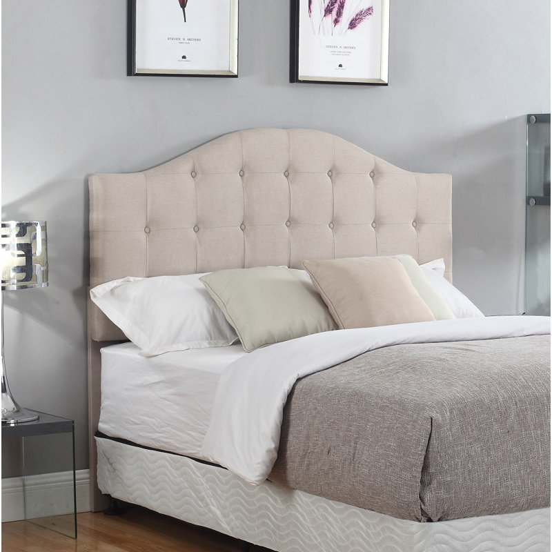 Tête de lit tapissier Kaiya, Beige