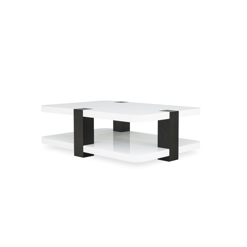 Cadence Solid Wood Cocktail Table, Mocha