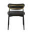 Chaise d'appoint confortable avec structure en métal robuste et revêtement en lin doux-812306884