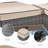  11-Piece Outdoor Patio Set with Propane Fire Pit Table-2178362-2178309