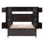 Full Size Wooden Bed With All-In-One Cabinet And Shelf-2105894153