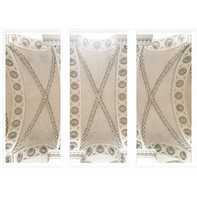 David Phoenix " Vaulted Ceiling No. 1, 2 & 3 " by David Phoenix 3 - Pieces