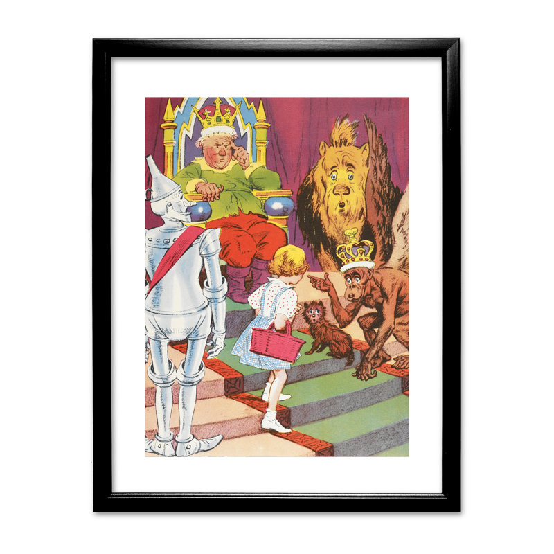 William Wallace Denslow - Single Picture Frame Print, Black