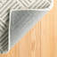 Layers Grey Hand Hooked Wool Rug-124296829