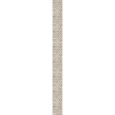 Anya Vintage Tribal Chevron Ivory Flat-Weave Rug