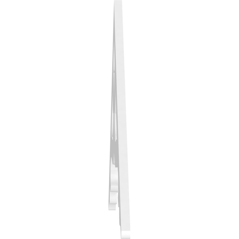 Pignon en PVC de qualité architecturale Brontes, H 27 po x l 72 po x P 1 po, 9 / 12