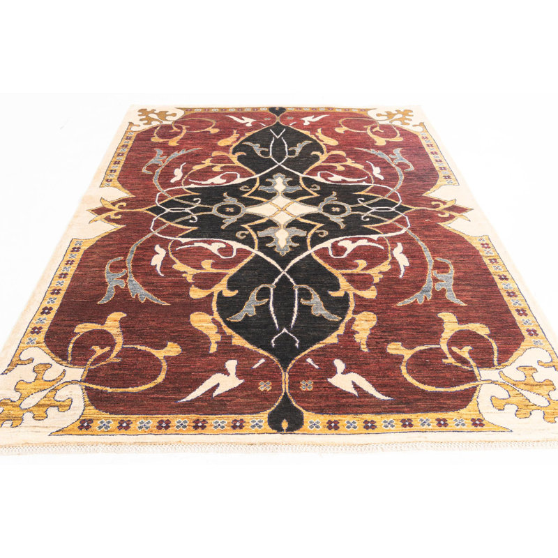 Delao Burgundy Rug