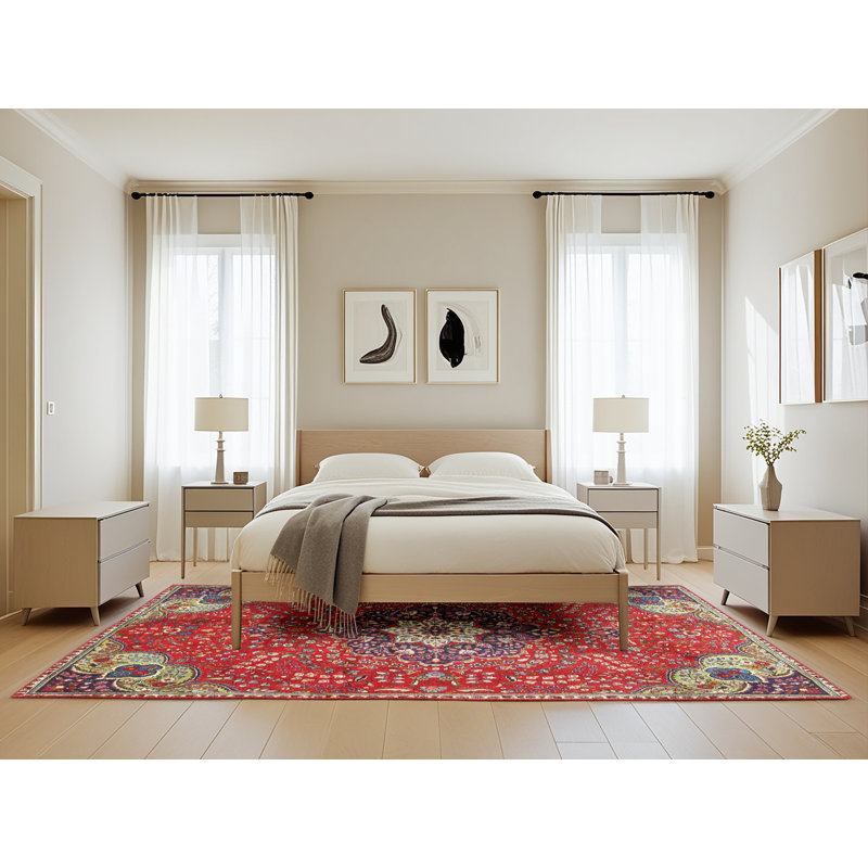 Oriental Indoor Rug, Rectangle 5' x 8'
