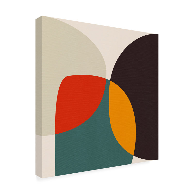 Œuvre d'art sur toile bol 3, H 14 po x l 14 po