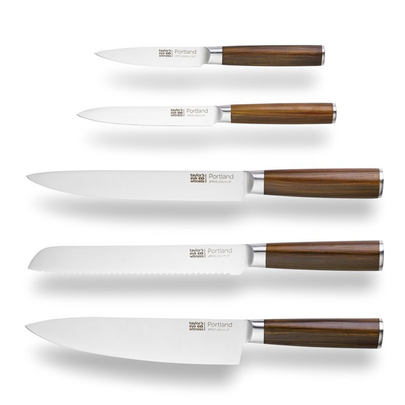 Taylors Eye Witness 5 Piece High Carbon Stainless Steel Assorted Knife Set