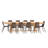 Anautica Rectangular 10 - Person 118'' Outdoor Furniture Dining Set-79519861-87417301