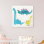 « dino trio », peinture sur toile tendue-1496436094
