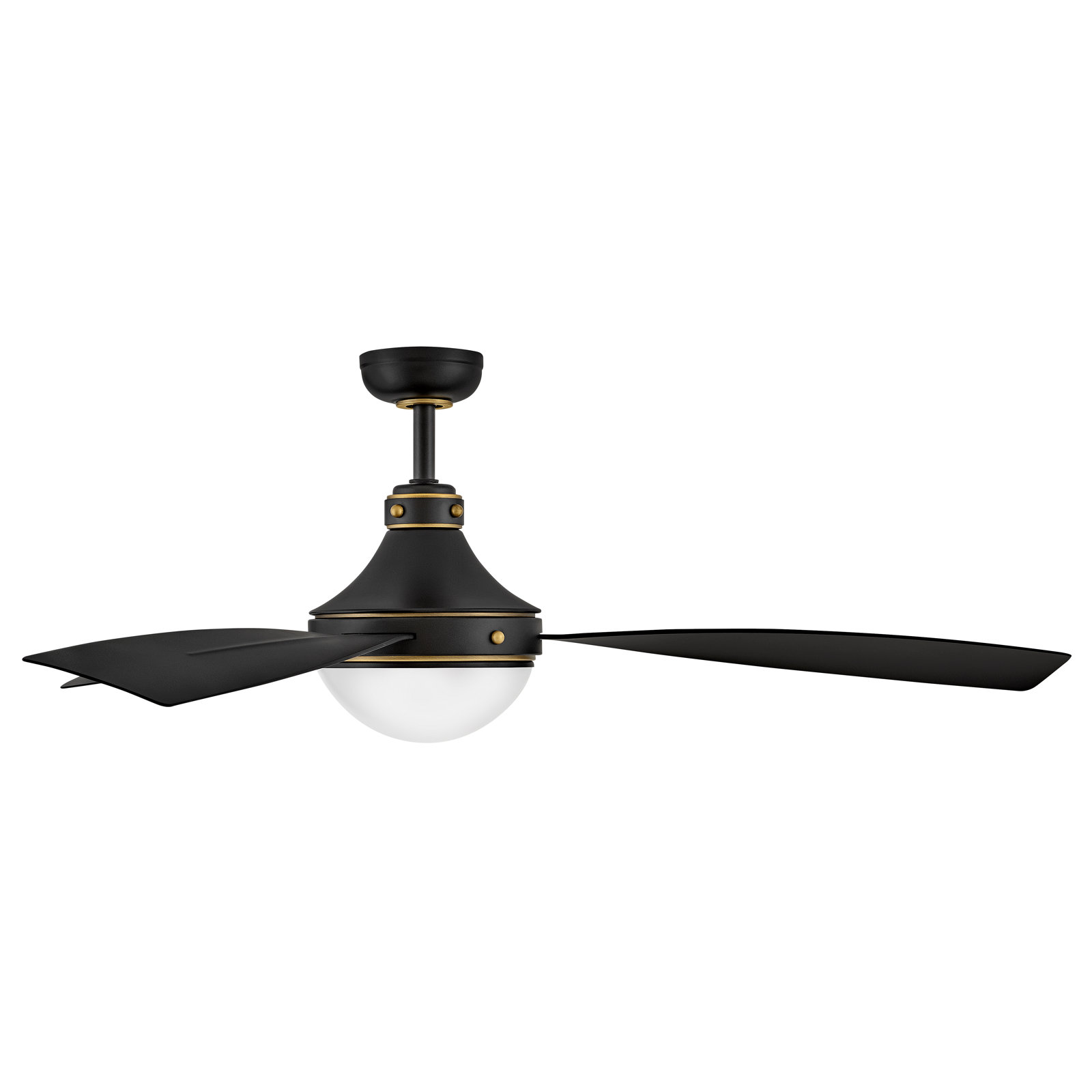 Cascade LED Smart Fan, Matte Black