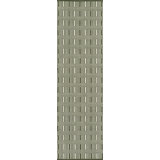 Geometric Area Rug in Green