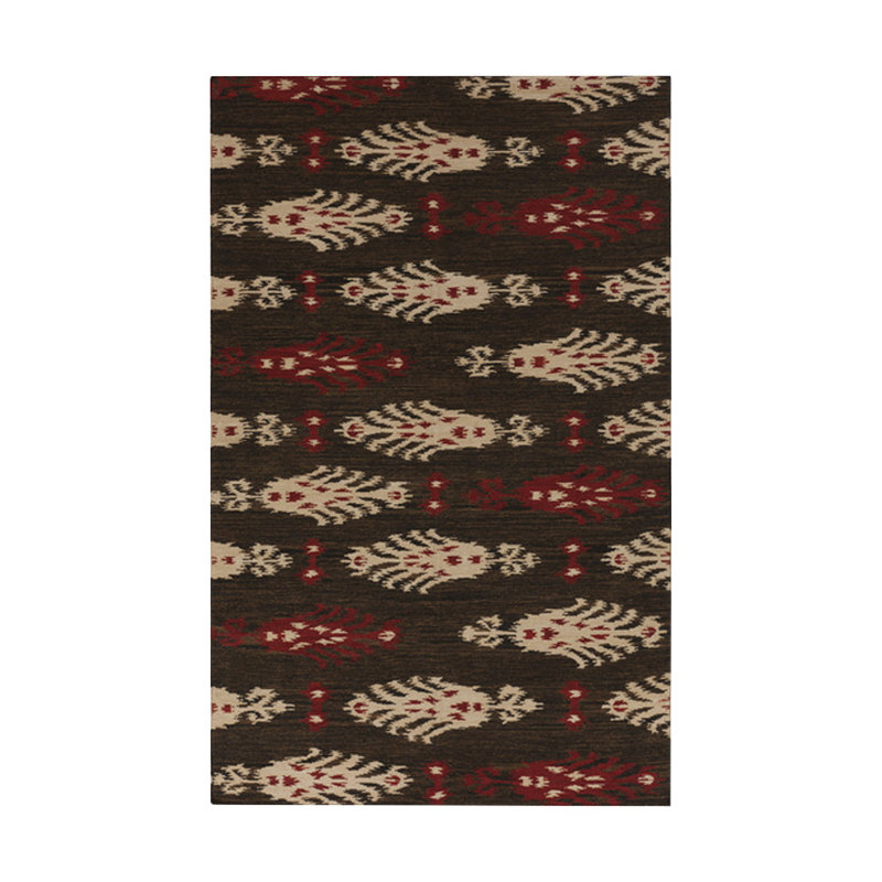 Glasco Wool Ikat Indoor Rug, Rectangle 3'6" x 5'6"