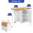 Foldablea and Drop Leaf Kitchen Island with Trash Can Storage (Trash bin not included)
