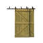 Porte de grange à panneaux et en bois avec quincaillerie d'installation-61149058-61825196-61149052