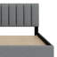 Lit plateforme tapissier avec lit gigogne-1948267935