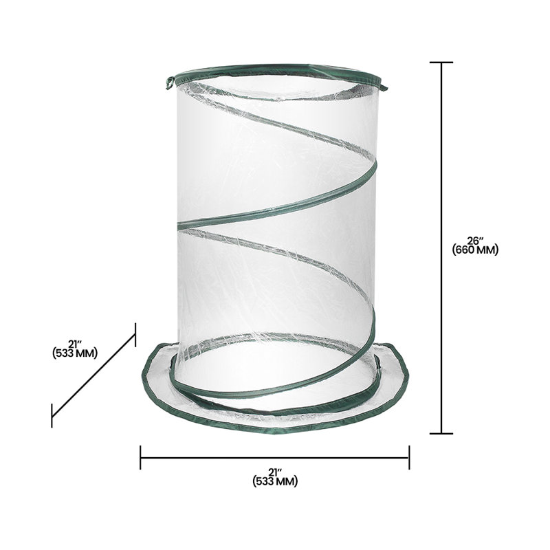 1.5' W x 21' D Mini Greenhouse