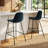 Kody Upholstered Stools with Steel Frame-89362063-89362051
