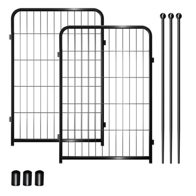 2 panneaux d'extension pour enclos pour chien