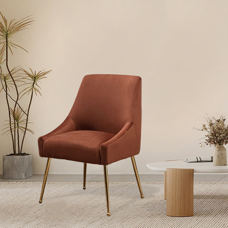 Chaise d'appoint Fiodor, Brun