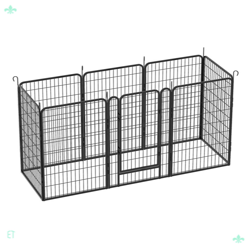 Enclos pour chien pour l'extérieur, H 39,29 po x l 52,28 po x P 52,49 po