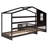 Wood House Bed-126770192