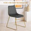 Chaise d'appoint rembourrée en velours de style Mid-Century pour salle à manger et salon-89099959