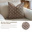 Block Print Throw Pillow Cover, 2 Thick Linen Decorative Cushion Cover-1716331683
