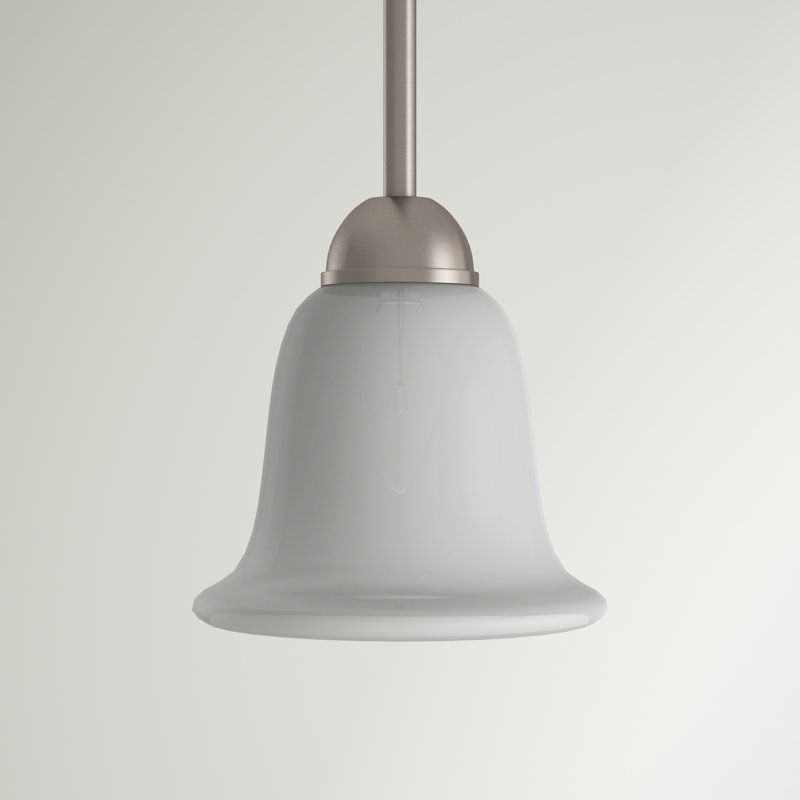 Baronne 1 - Light Single Pendant, Brushed Nickel