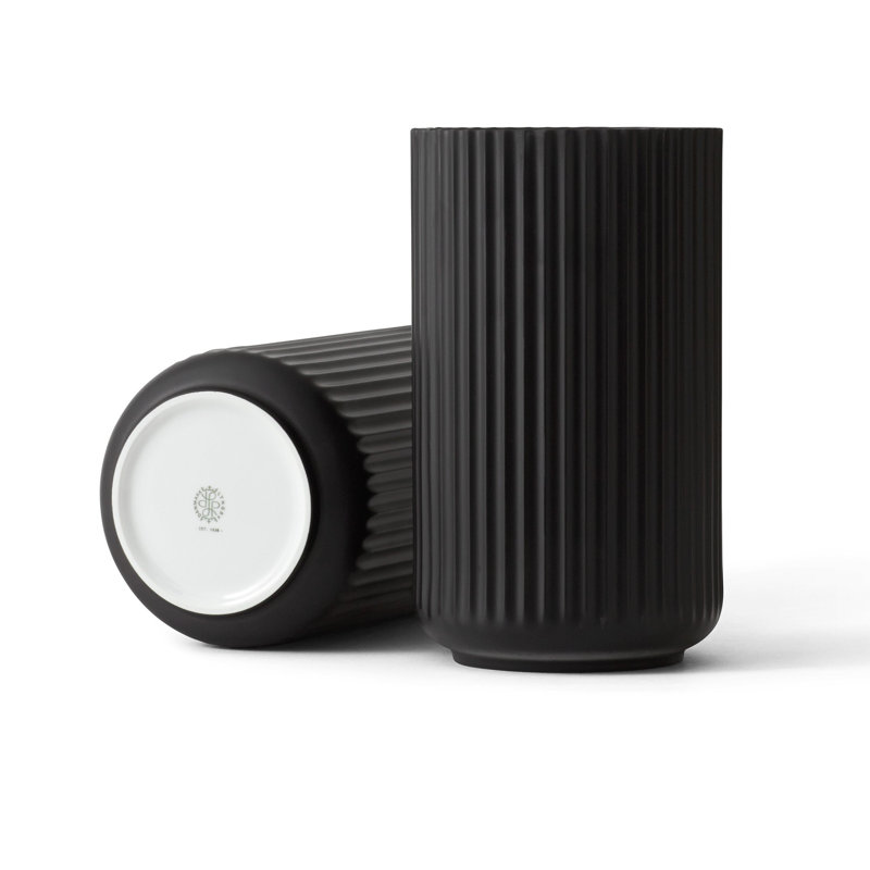 Jar, 15" H x 8.3" W x 8.3" D, Black