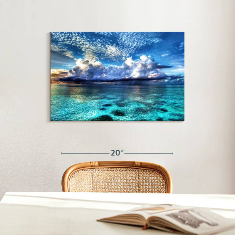 Impression sur toile Cozumel Ocean View, H 16 po x l 24 po x P 1,25 po