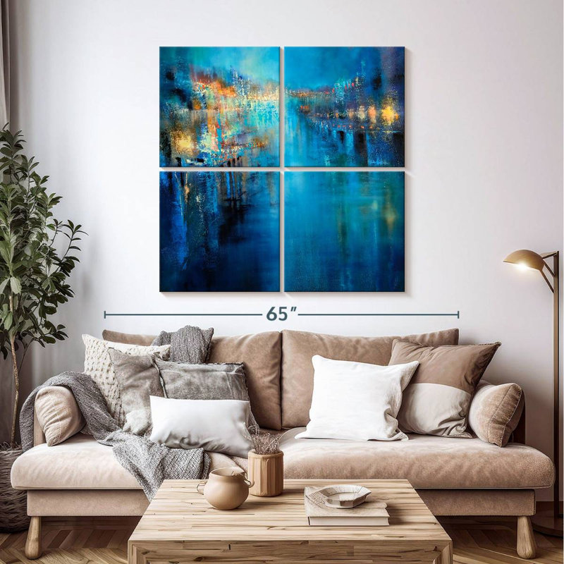 Avery Lights Flood, 45" H x 45" W