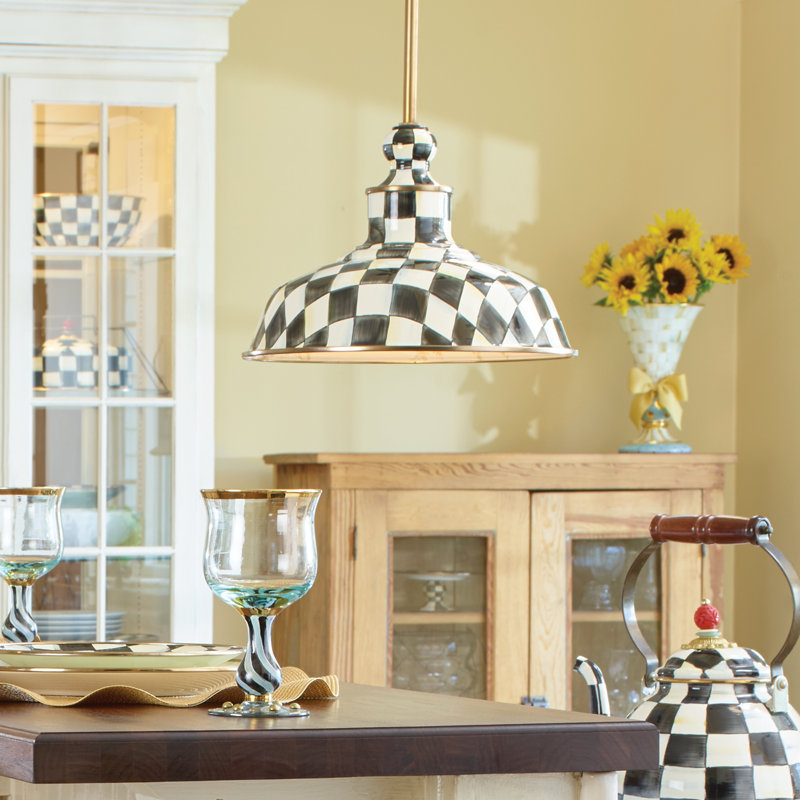 Courtly Check Barn Pendant Lamp, 12