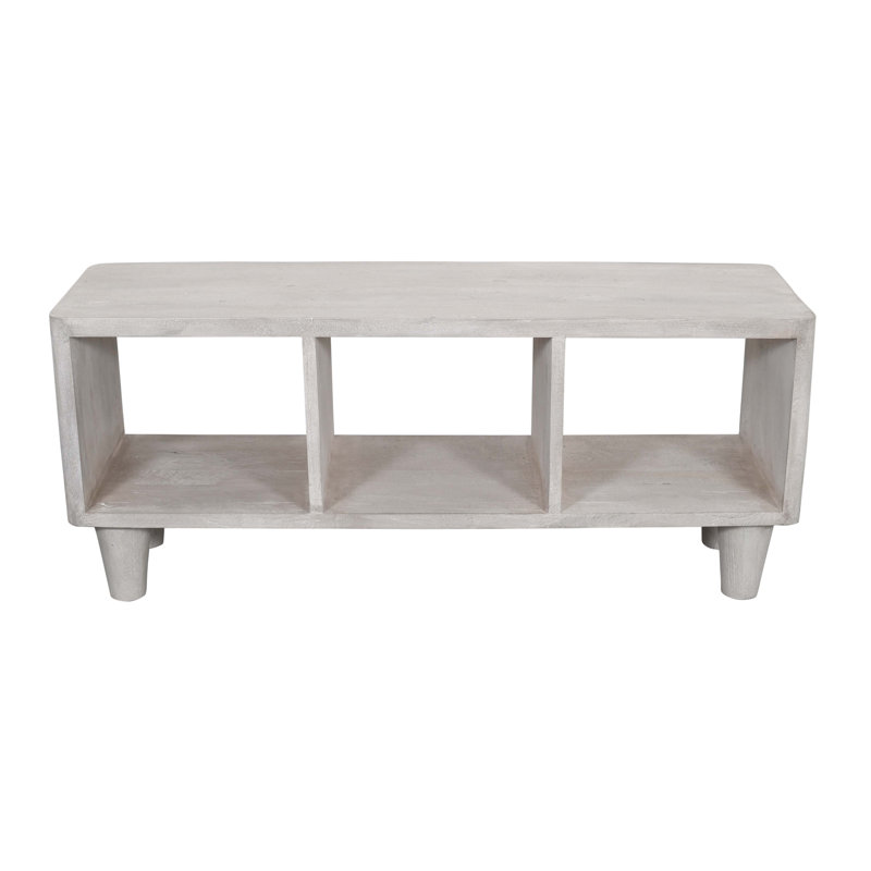 Console en bois massif Chertsey, Sable