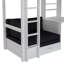 Solorzano European Single (90 x 200cm) High Sleeper Loft Bed Bed with Bookcase-28079712-28666386