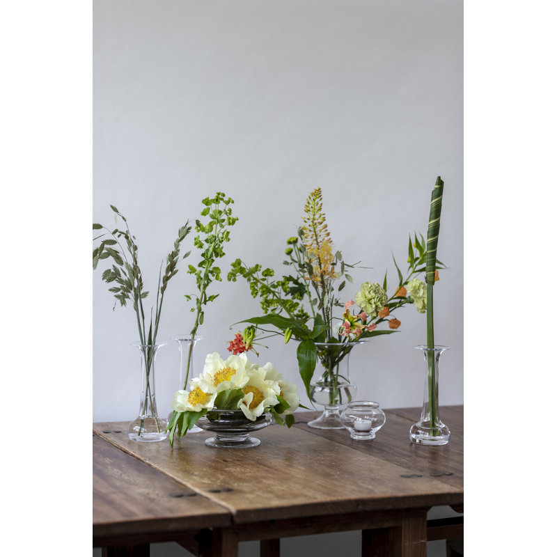 Old English Handmade Glass Table Vase