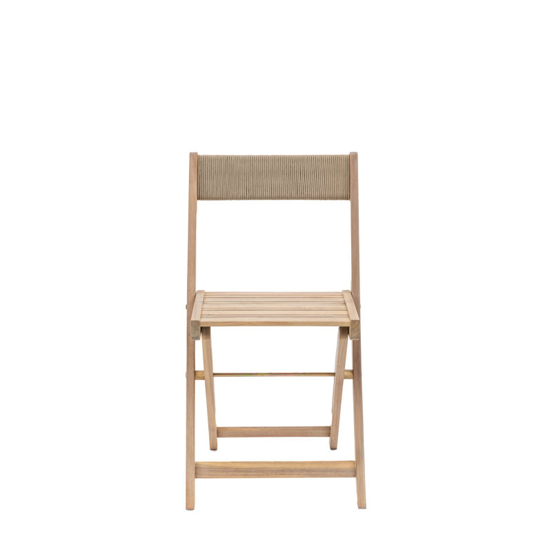 Aracena Wood Stackable Folding Chair Folding Chair Set