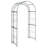 Pagan 48.5'' W x 18.5'' D Iron Arbor in Green-132913259