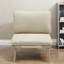 Fauteuil modulaire moderne, structure en acier, coussin de 10 cm, pour terrasse extérieure