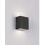 Black Integrated LED Outdoor Flush Mount