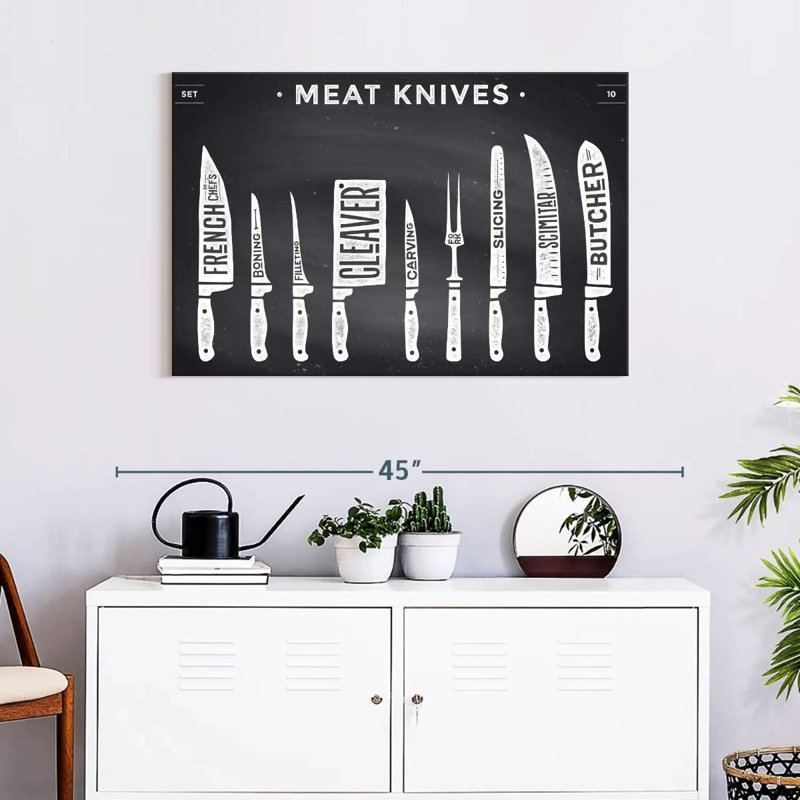 Senne Kitchen Utensils Knife Set, 8" H x 12" W