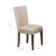 Chaise parsons rembourrée en velours Feldman-22213674