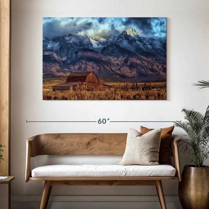 Lilie Mormon Barn en automne, H 32 po x l 48 po