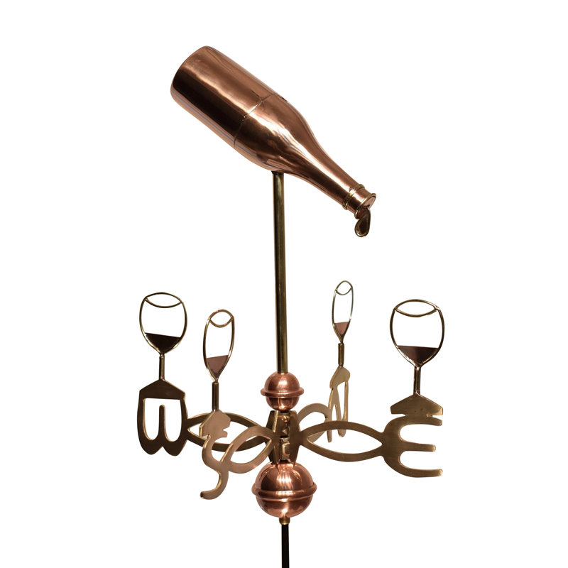 Girouette bouteilles de vin