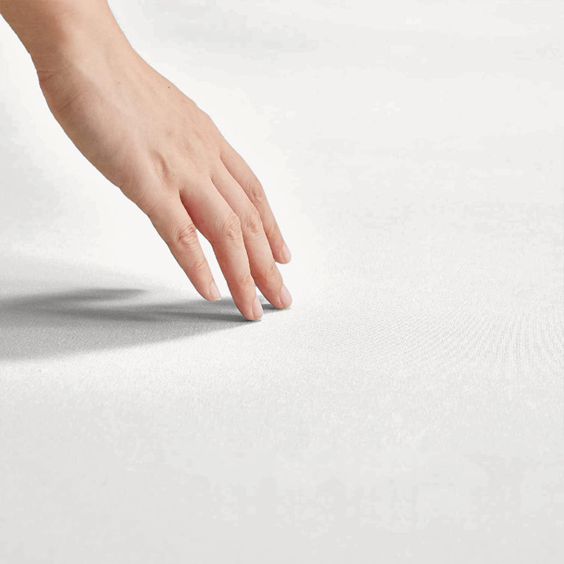 Iaan Soft Microfiber Brushed 40 cm Deep Fitted Sheet, Double, King, Kingsize (5'), White