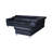 Aribel Faux Leather Corner Sectional with Sleeping Function and Storage Box with Adjustable Headrests-747011863-747011857