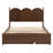 Queen Size Platform Bed With With 2 Big Drawers-107287789